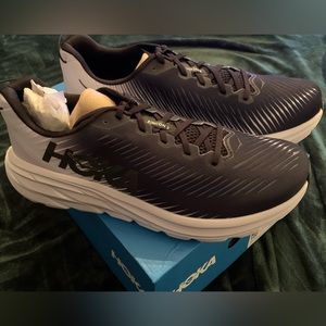 NIB Hoka One One Women’s Size 12 Running Shoes Sneakers Black and White